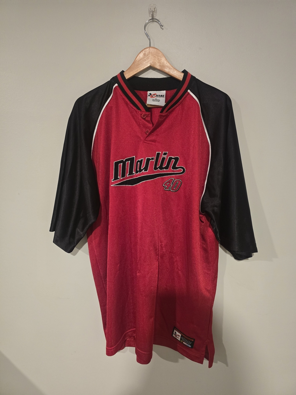 Chase Authentics Marlin Red and Black Jersey